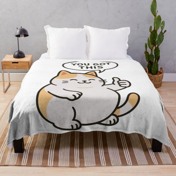 Item preview, Motivational Kawaii Cat – You Got This! designed and sold by 32BlackRoses.