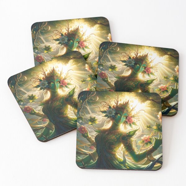 Item preview, Ethereal Nature Figure Golden Light Design designed and sold by PandaTShirtShop.