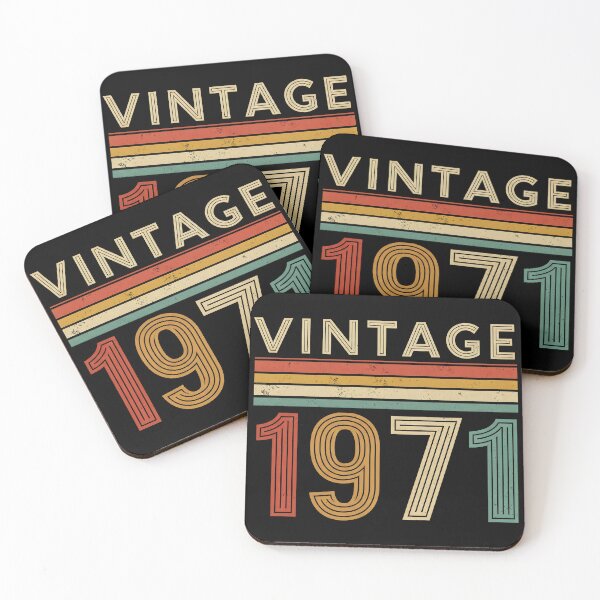 Item preview, Vintage 1971 – Retro 54th Birthday Gift  designed and sold by svarupa.