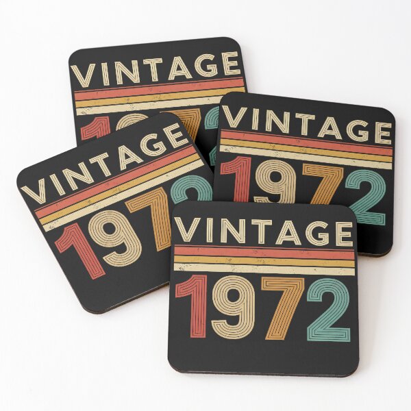 Item preview, Vintage 1972 – Retro 53th Birthday Gift  designed and sold by svarupa.