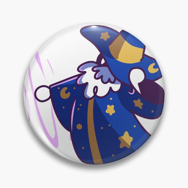 Item preview, wizard casting pink spell designed and sold by The Rambling Brush.