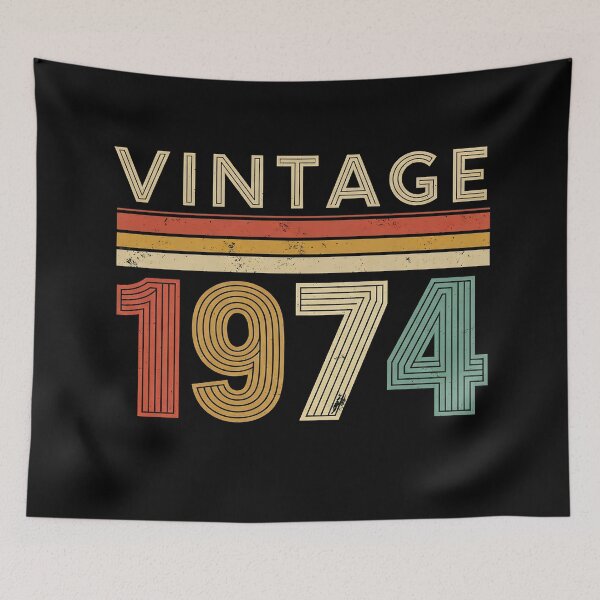 Item preview, Vintage 1974 – Retro 51th Birthday Gift  designed and sold by svarupa.
