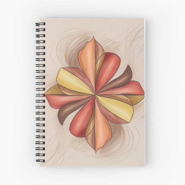 Item preview, Autumn Ember Petal Spiral designed and sold by Harmonic_Layers.