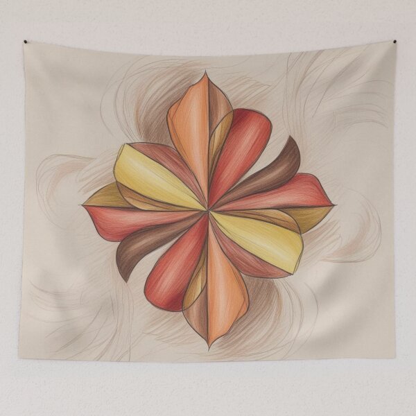 Item preview, Autumn Ember Petal Spiral designed and sold by Harmonic_Layers.