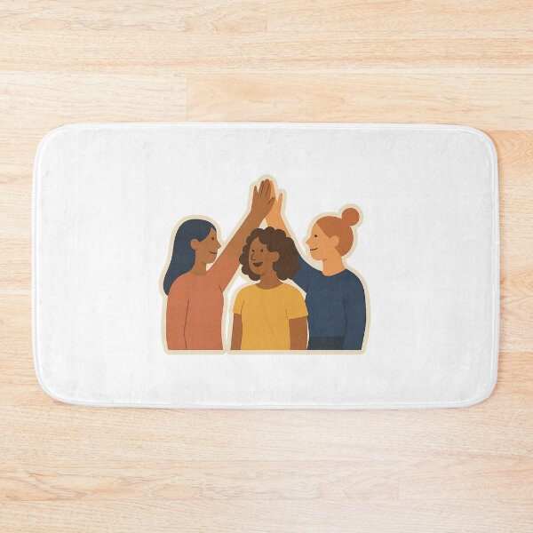 Item preview, Empowered Together – Unity and Friendship Illustration designed and sold by 32BlackRoses.