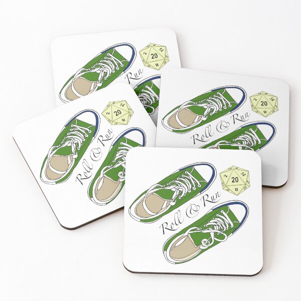 Item preview, Green Sneakers and D20. Roll and Run. Critical Hit. designed and sold by KateQR.