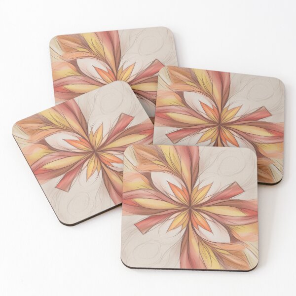 Item preview, Golden Blaze Leaf Mandala designed and sold by Harmonic_Layers.