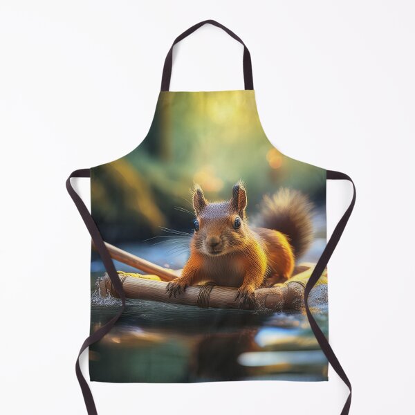 Item preview, Squirrel on a Wooden Raft designed and sold by Kathy Weaver.