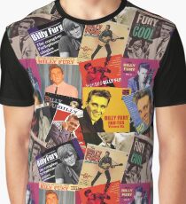 Billy Fury on Vinyl Graphic T-Shirt