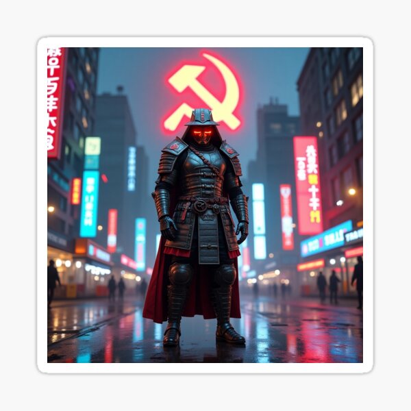 Artikel-Vorschau von Samurai Cyberpunk UdSSR, designt und verkauft von Nawin19979shop.