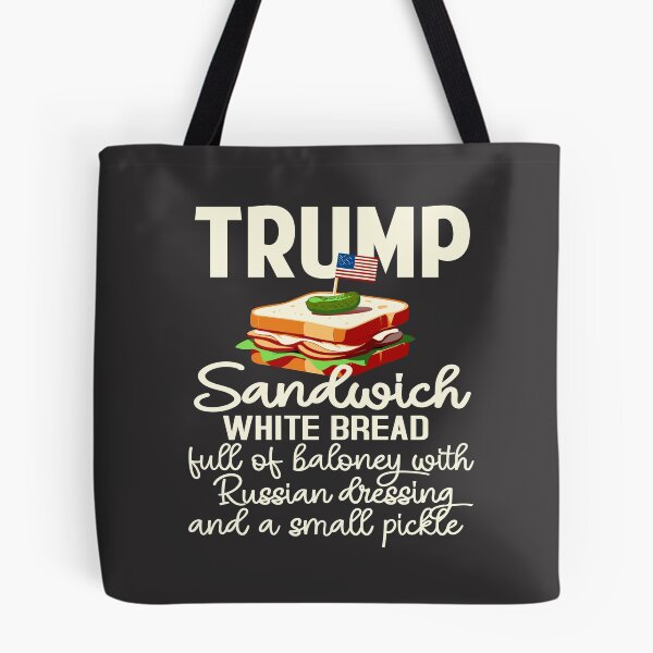 Item preview, Anti Trump Sandwich Sign Funny design designed and sold by Colorfulman.