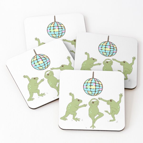 Item preview, Dancing frogs designed and sold by ghartdesign.