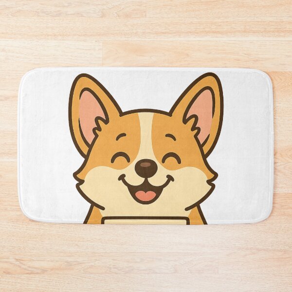 Item preview, Cute Corgi Holding Hug Me Sign – Kawaii Dog Illustration designed and sold by 32BlackRoses.
