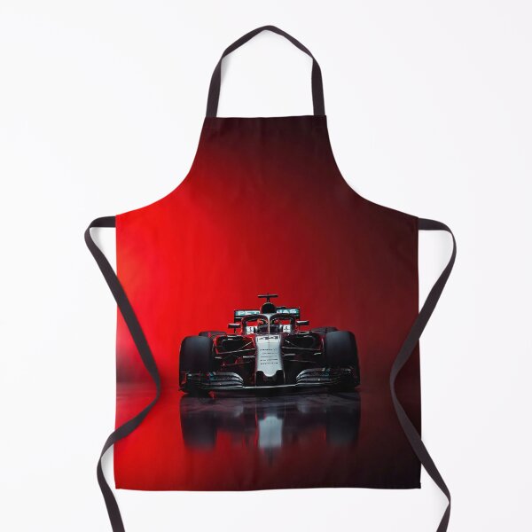 Item preview, F1 car front view with red background and reflective lights designed and sold by amithachapa.