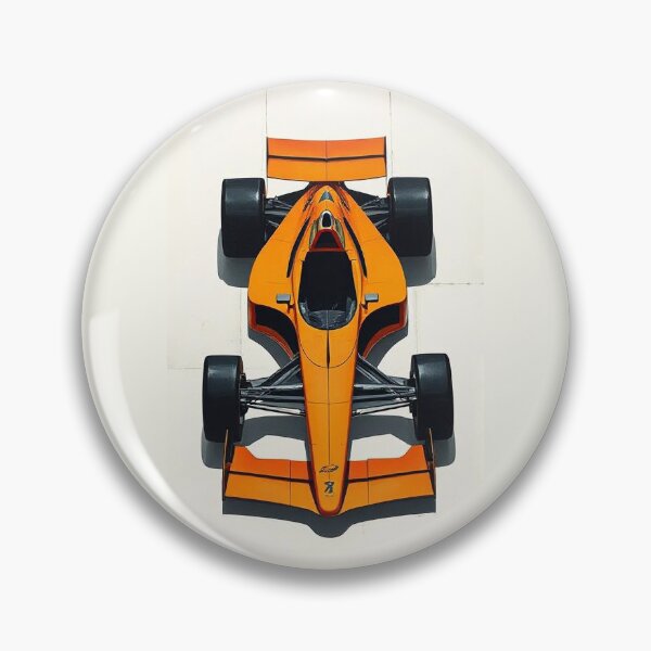 Artikelvorschau, Orangefarbener Rennwagen im kubistischen Stil entworfen und verkauft von My Needs to Yours.