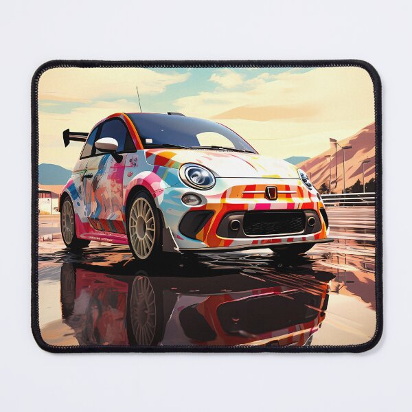 Item preview, High Performance Compact Car In Vibrant Artwork designed and sold by RevUpDesign.