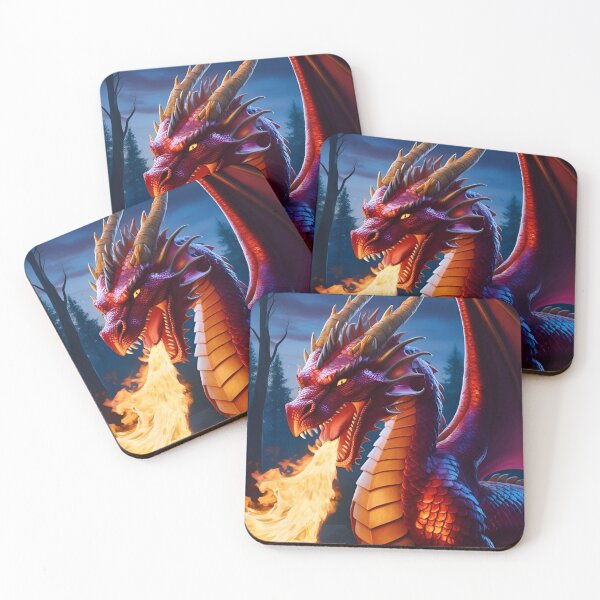 Item preview, Red dragon designed and sold by whatthefoxsays.