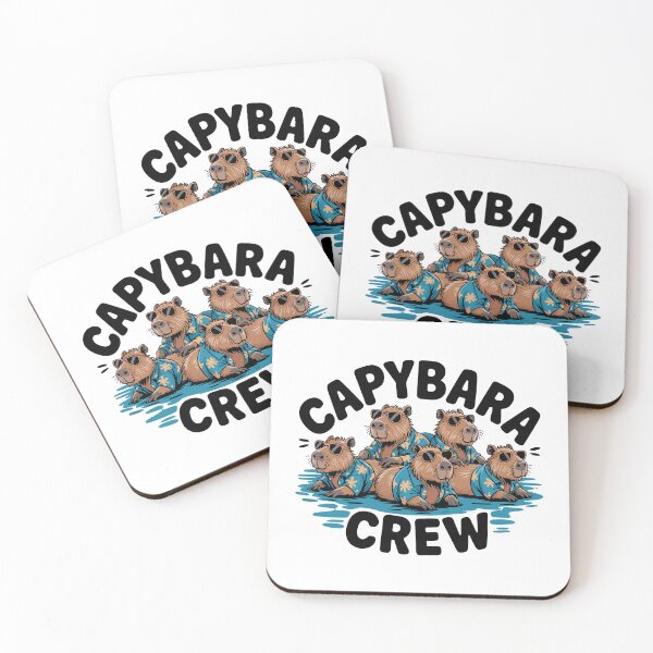Item preview, Sun-kissed Capybara Crew designed and sold by JPees.