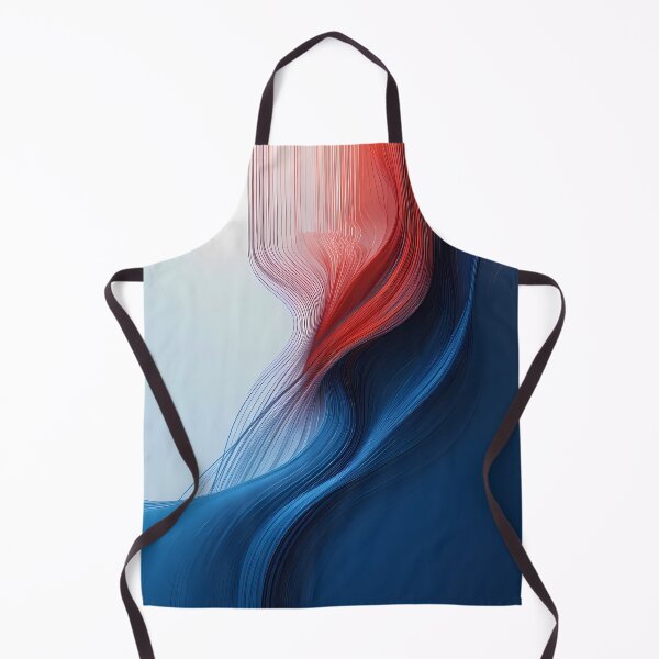 Item preview, Chill Red Blue Fluid Art Dynamic Colors Lines designed and sold by ART ATTACK ZONE.