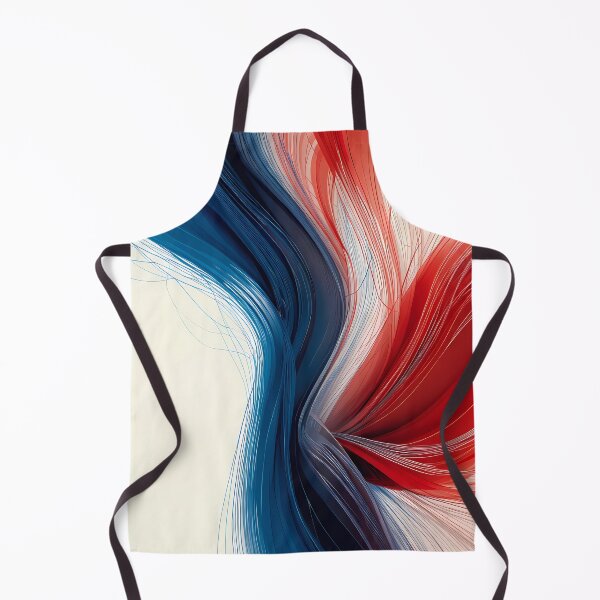 Item preview, Relax Red Blue Art Dynamic Colors Lines designed and sold by ART ATTACK ZONE.