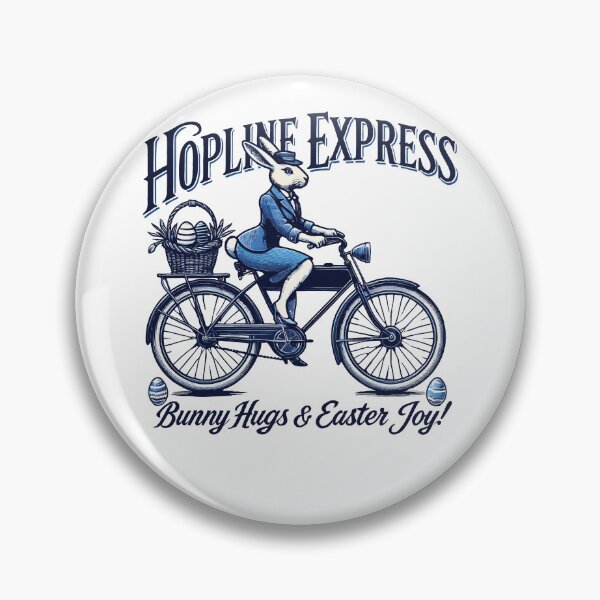 Item preview, Easter Joy With Hopline Express Retro designed and sold by LuminOrb.
