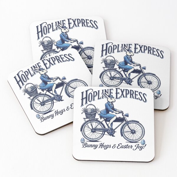 Item preview, Easter Joy With Hopline Express Retro designed and sold by LuminOrb.