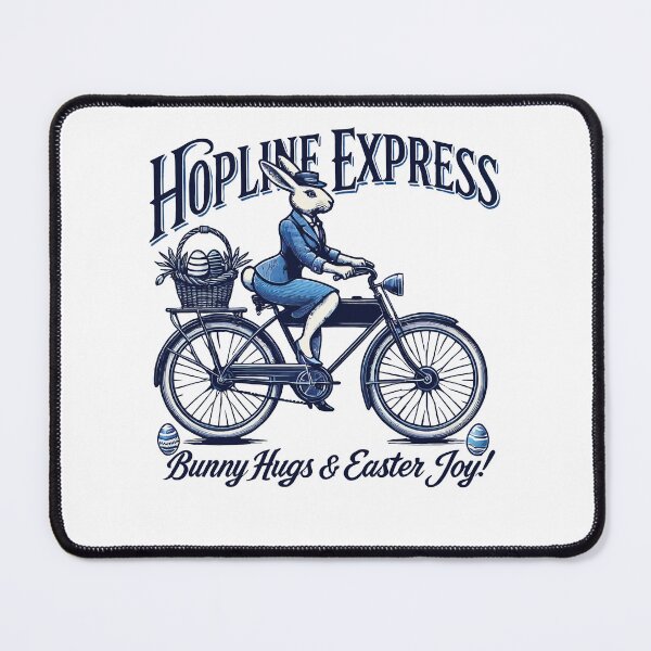 Item preview, Easter Joy With Hopline Express Retro designed and sold by LuminOrb.