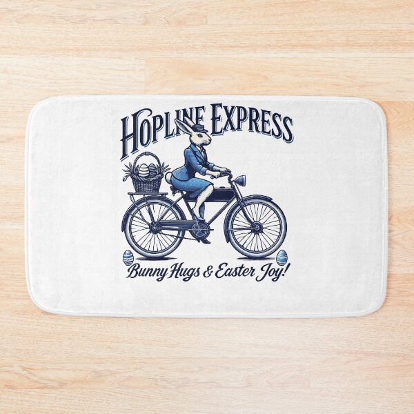 Item preview, Easter Joy With Hopline Express Retro designed and sold by LuminOrb.