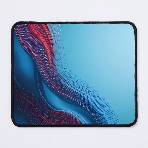 Item preview, Modern Red Blue Abstract Fluid Art Dynamic Colors designed and sold by ART ATTACK ZONE.