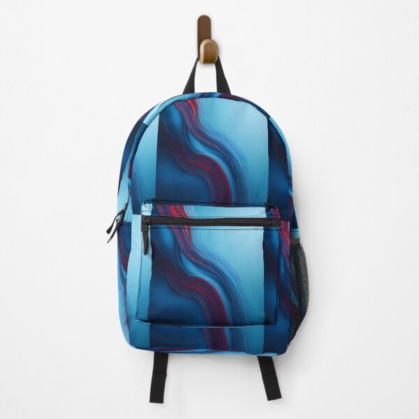 Item preview, Modern Red Blue Abstract Fluid Art Dynamic Colors designed and sold by ART ATTACK ZONE.