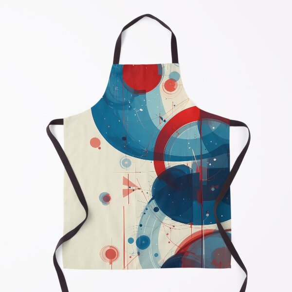 Item preview, Circles Red Blue Art Dynamic Colors Lines designed and sold by ART ATTACK ZONE.