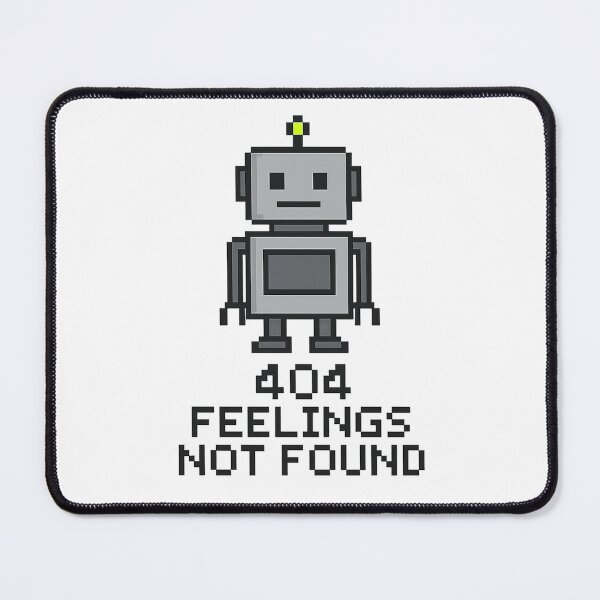 Artikelvorschau, 404 Gefühle nicht gefunden – Lustiges Roboter-Glitch-Tech-Design entworfen und verkauft von 32BlackRoses.