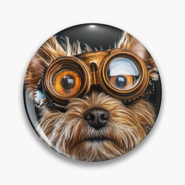 Item preview, Steampunk Terrier - Adventurous Dog designed and sold by mhfoto.