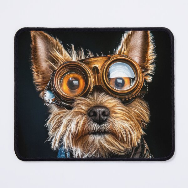 Item preview, Steampunk Terrier - Adventurous Dog designed and sold by mhfoto.