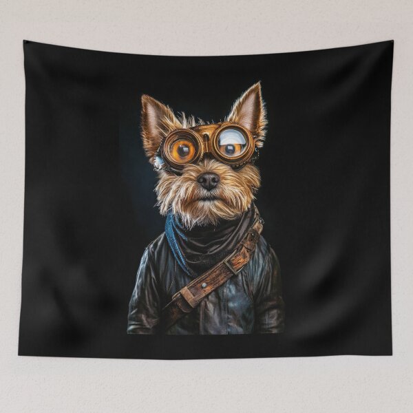 Item preview, Steampunk Terrier - Adventurous Dog designed and sold by mhfoto.