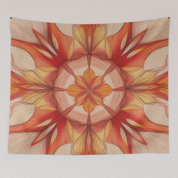 Item preview, Sunflare Grove Mandala Bloom designed and sold by Harmonic_Layers.