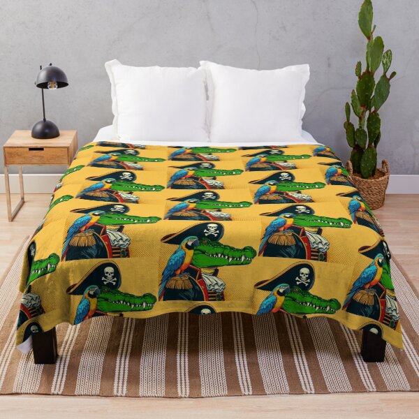 Item preview, pirate crocodile and cute parrot designed and sold by Dogandesighn.