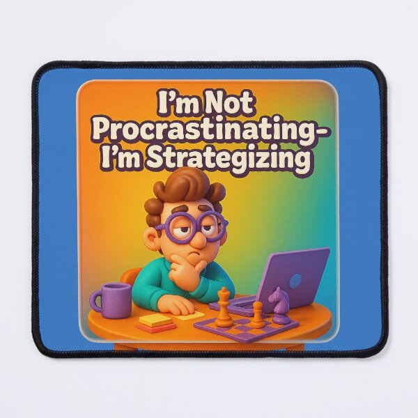 Item preview, Don’t postpone, plan – Humorous statement designed and sold by Girih.