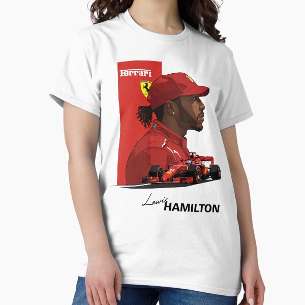 Item preview, Lewis Hamilton F1 Racing Driver Tribute - Red & Black Portrait - Speed & Style Art 2025 designed and sold by Studio F1Grid.