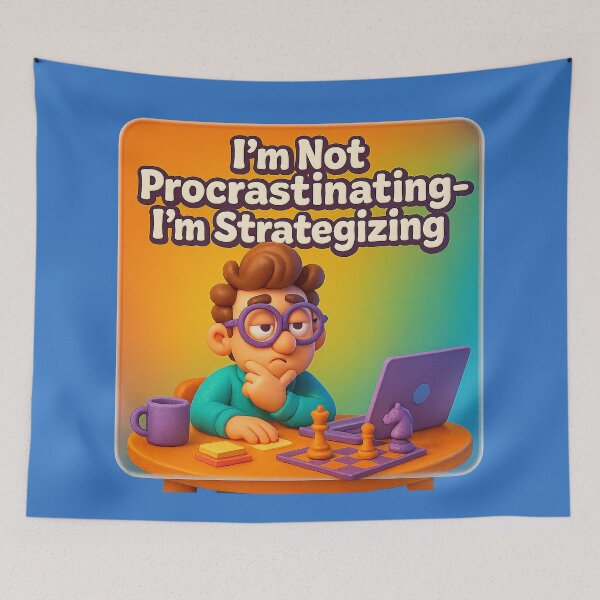Item preview, Don’t postpone, plan – Humorous statement designed and sold by Girih.