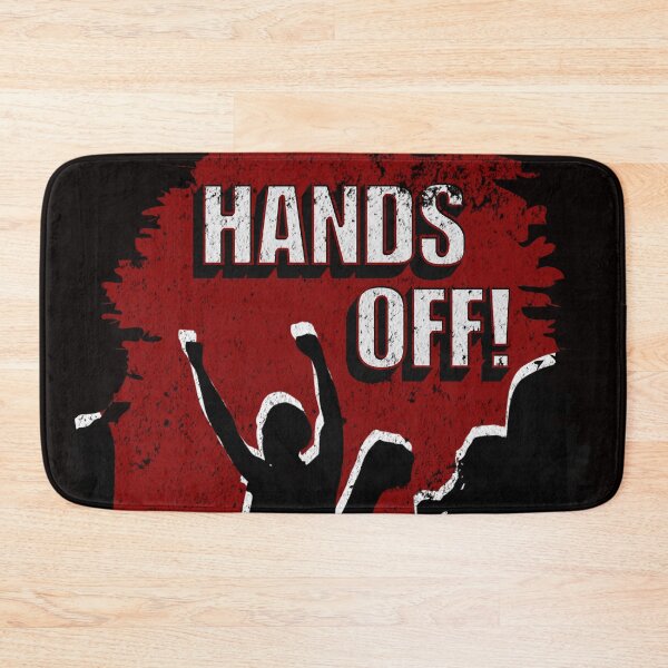 Item preview, Hands off! – Protest silhouette design designed and sold by Dunkelflaute.