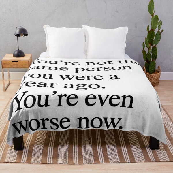 Item preview, You’re Even Worse Now – Dark Humor Minimal Quote designed and sold by 32BlackRoses.