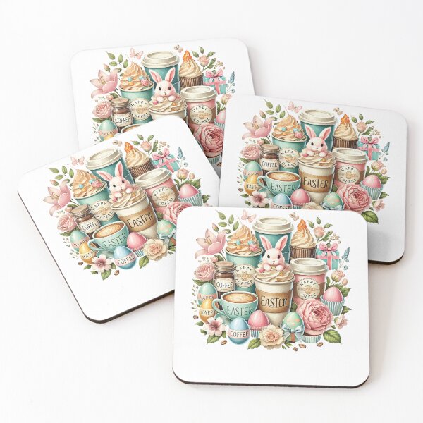 Item preview, Easter Coffee Lovers Easter Bunny Coffee designed and sold by LuminOrb.