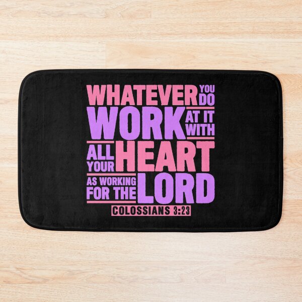 Item preview, Colossians 3:23 Work For The Lord designed and sold by plushism.