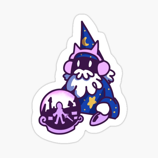 gaming pondering my orb wizard Sticker