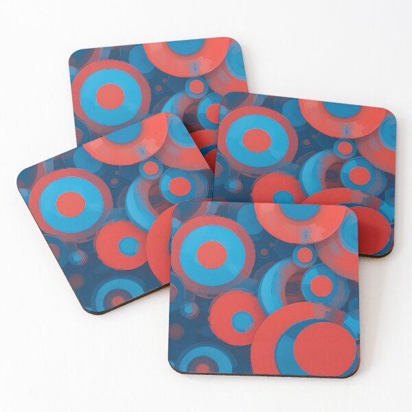 Item preview, Points Red Blue Abstract Dynamic Colors Lines designed and sold by ART ATTACK ZONE.