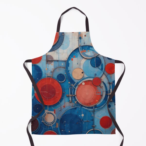 Item preview, One Red Blue Abstract Fluid Art Dynamic Colors Lines designed and sold by ART ATTACK ZONE.