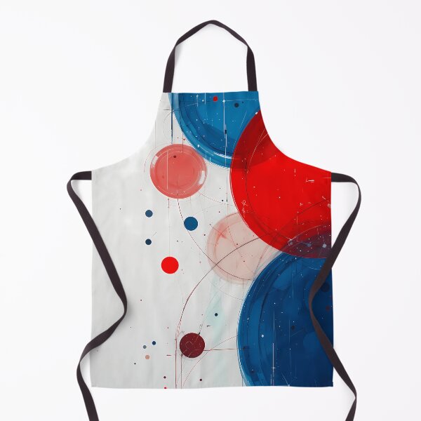 Item preview, Two Red Blue Abstract Fluid Art Dynamic Colors designed and sold by ART ATTACK ZONE.
