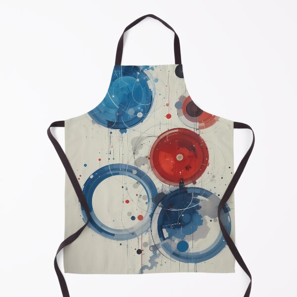 Item preview, Watercolors Red Blue Abstract Dynamic Colors Lines designed and sold by ART ATTACK ZONE.