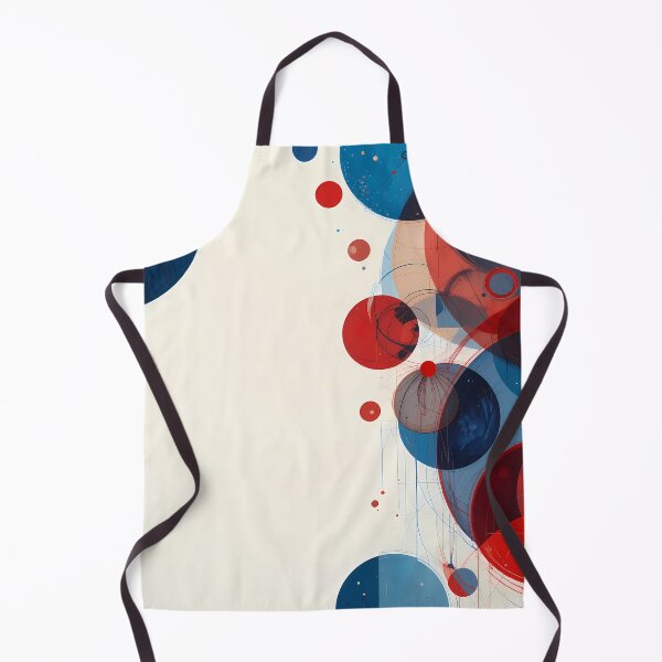 Item preview, Pastels Red Blue Abstract Fluid Art Lines designed and sold by ART ATTACK ZONE.